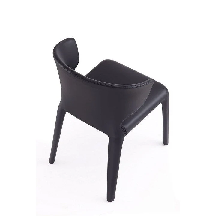 Conrad Cream Faux Leather Dining Chair (Set of 2)