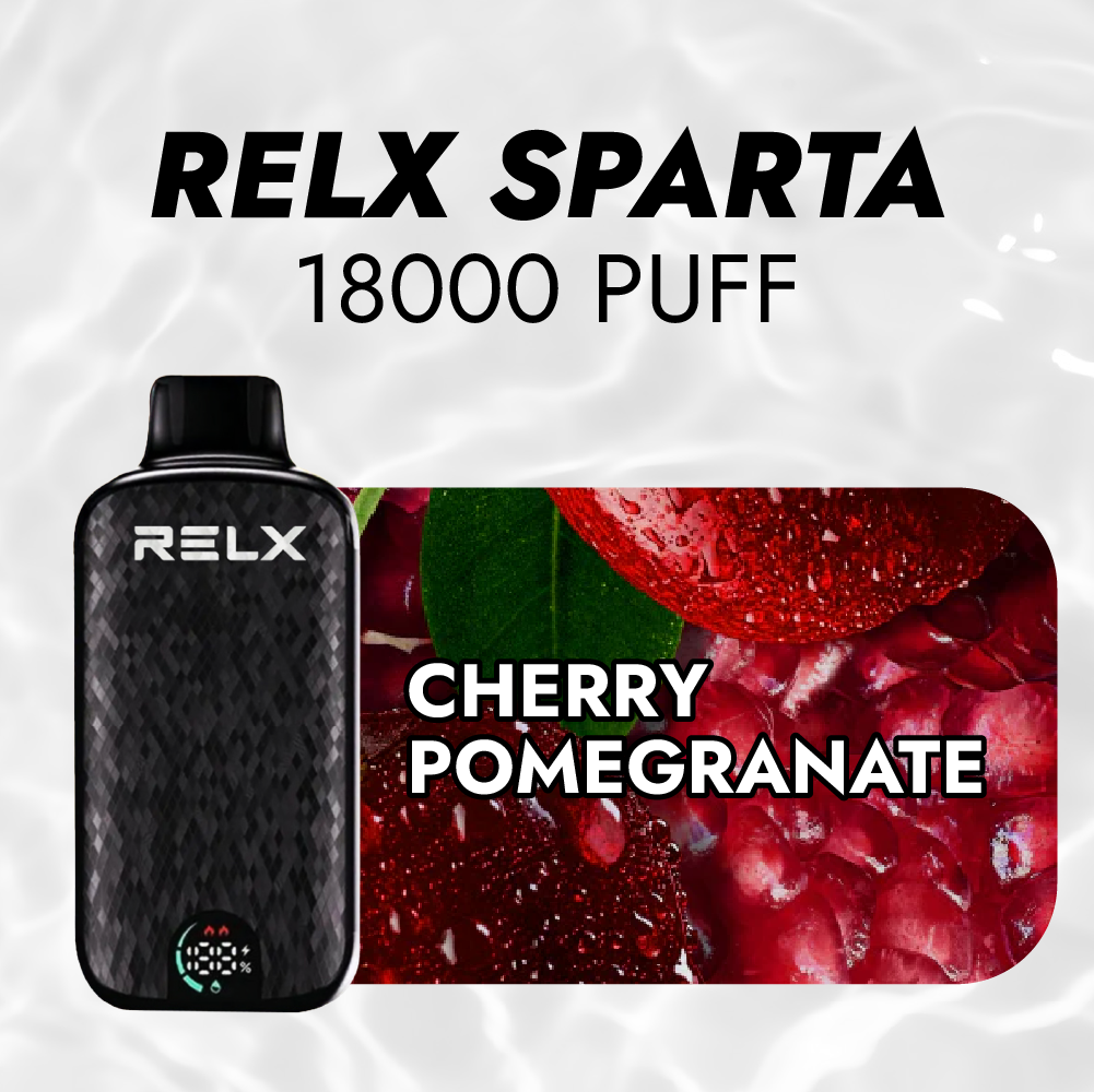 new Relx Sparta 18000 Puffs 20 Flavors
