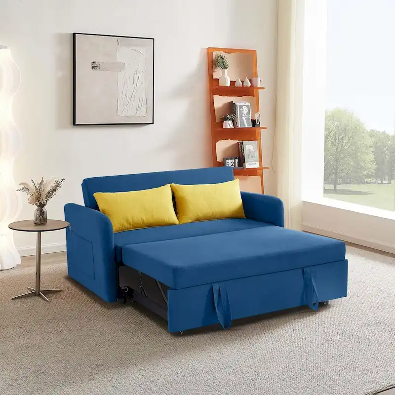 Aukfa Sofa Bed Pull Out Couch Convertible Loveseat Sleeper Sofa Couch