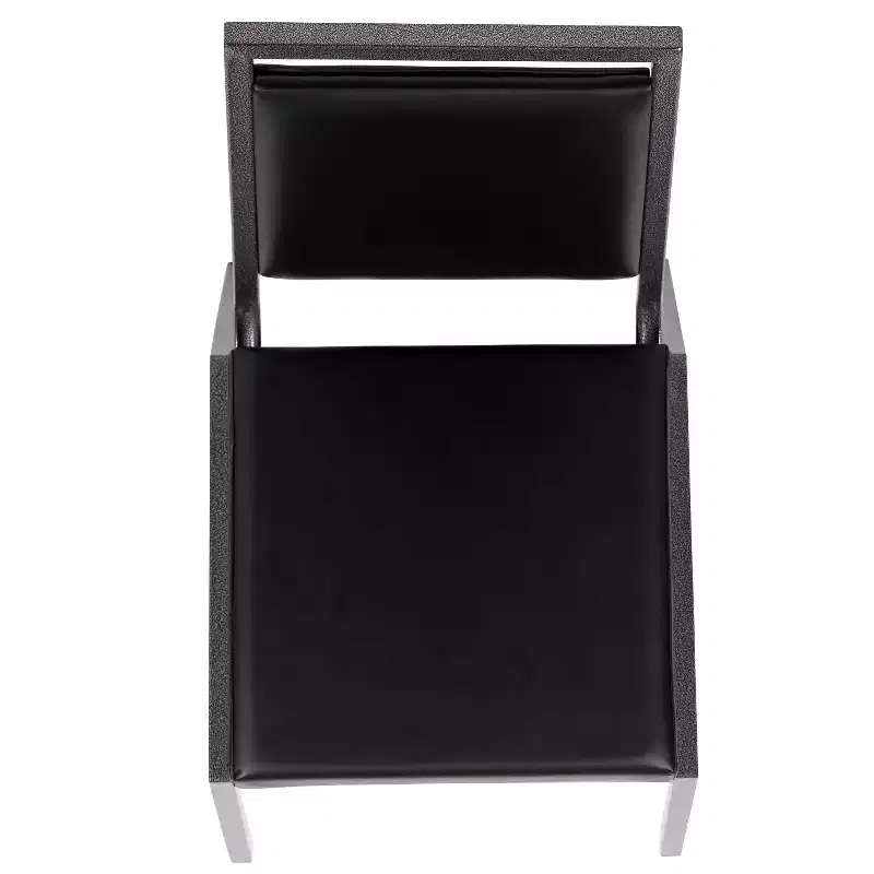 Flash Furniture HERCULES Series Square Back Stacking Banquet Chair with Silvervein Frame