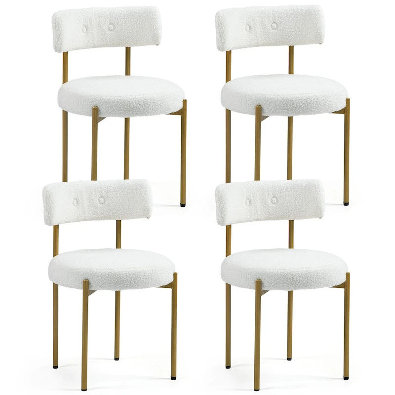 AVAWING Dining Chairs Mid-Century Modern Kitchen Chairs Set of 4