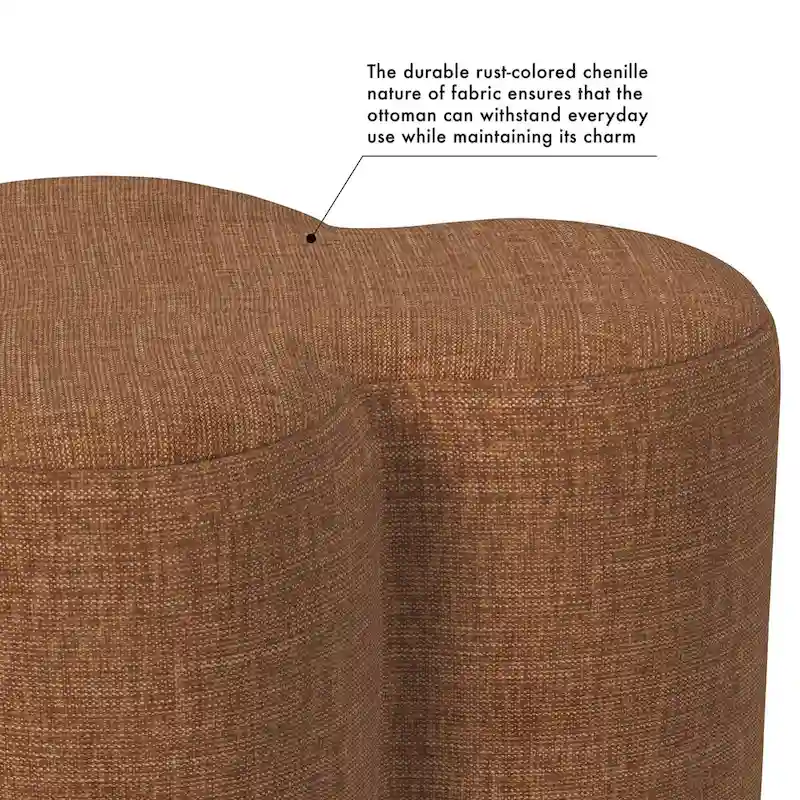 HomePop Clover Shaped Ottoman