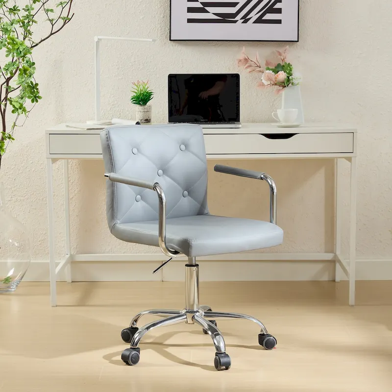 Home Office Desk Chairs 360 Swivel Height-Adjustable Accent Chair