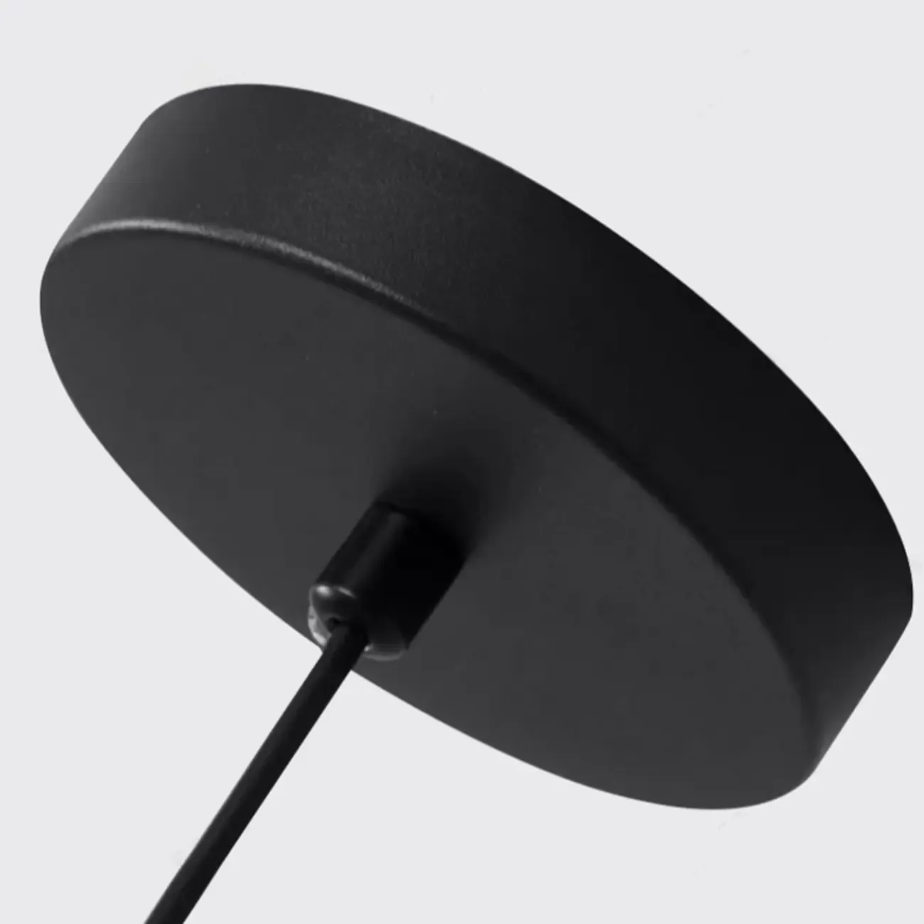 Art Deco Black Metal Geometric Hanging Bedroom Pendant Light