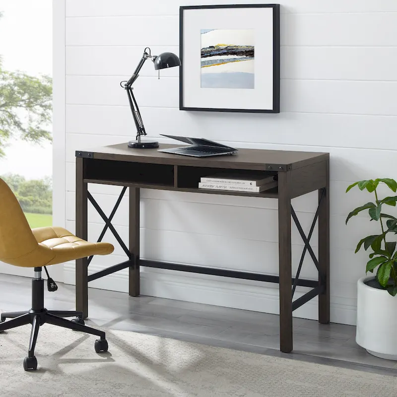 Middlebrook 42-inch Metal X Farmhouse Desk