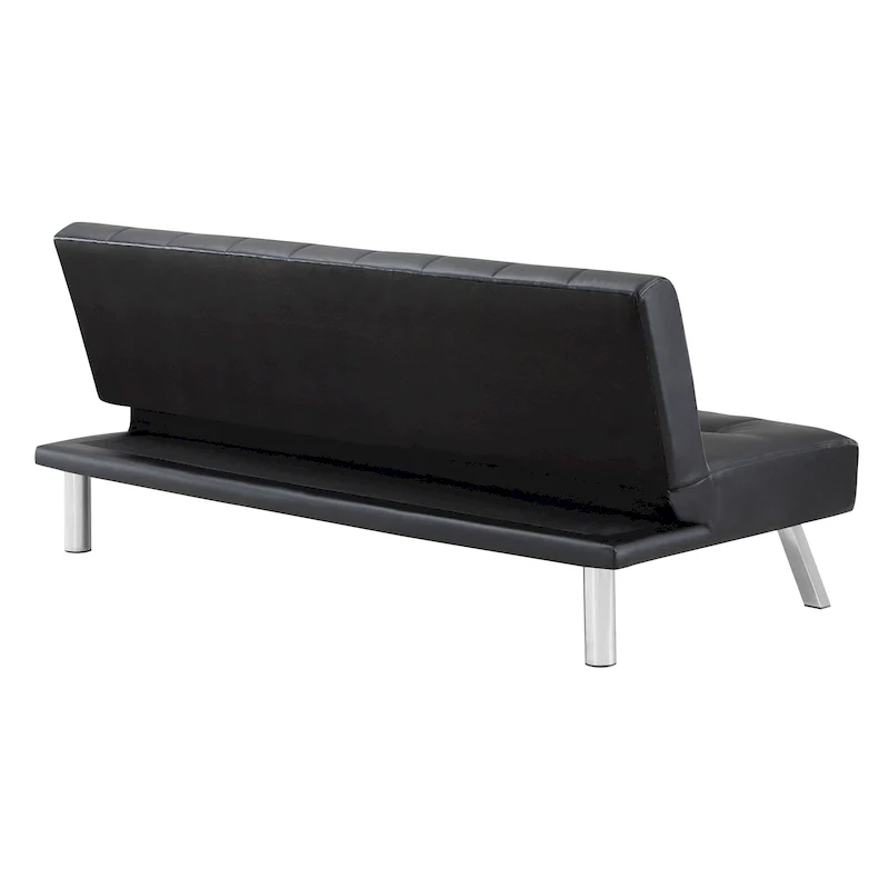 Futon with Stainless Steel Legs