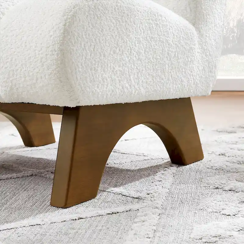 Art Leon Modern Armless Accent Chair Setional Loveseat Sofa