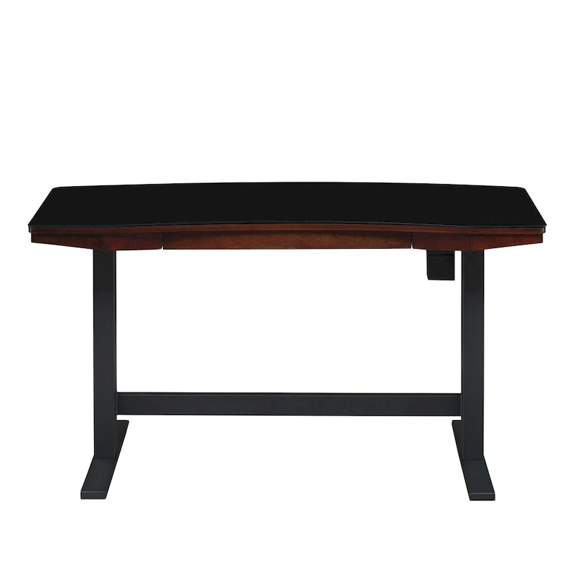 Twin Star Home Uptown Loft Adjustable Height Desk, Meridian Cherry