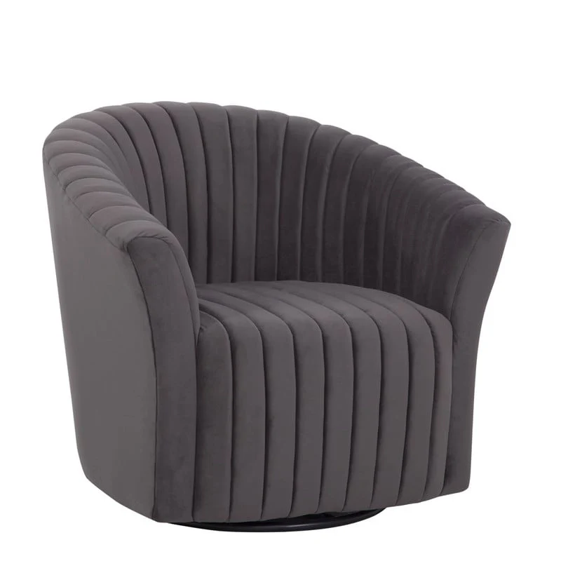 Sofia Velvet 360 Swivel Chair