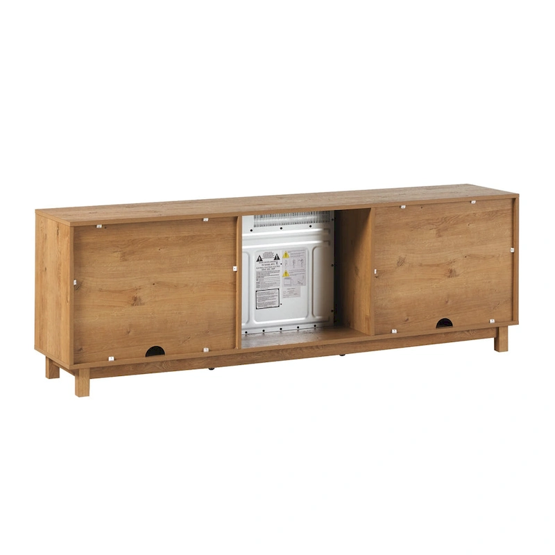 Middlebrook 70-inch TV Stand with Electric Fireplace