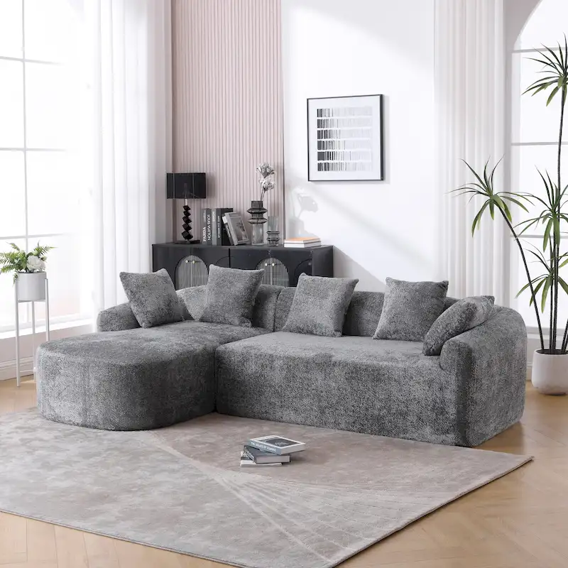 L-Shaped Sectional Sofa (3-Seater)
