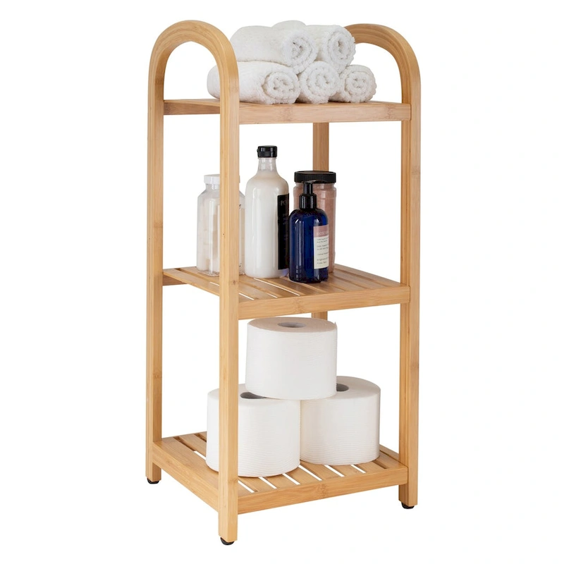 Organize It All 3 Tier Bamboo Tower - 12 x 12 x 27.76