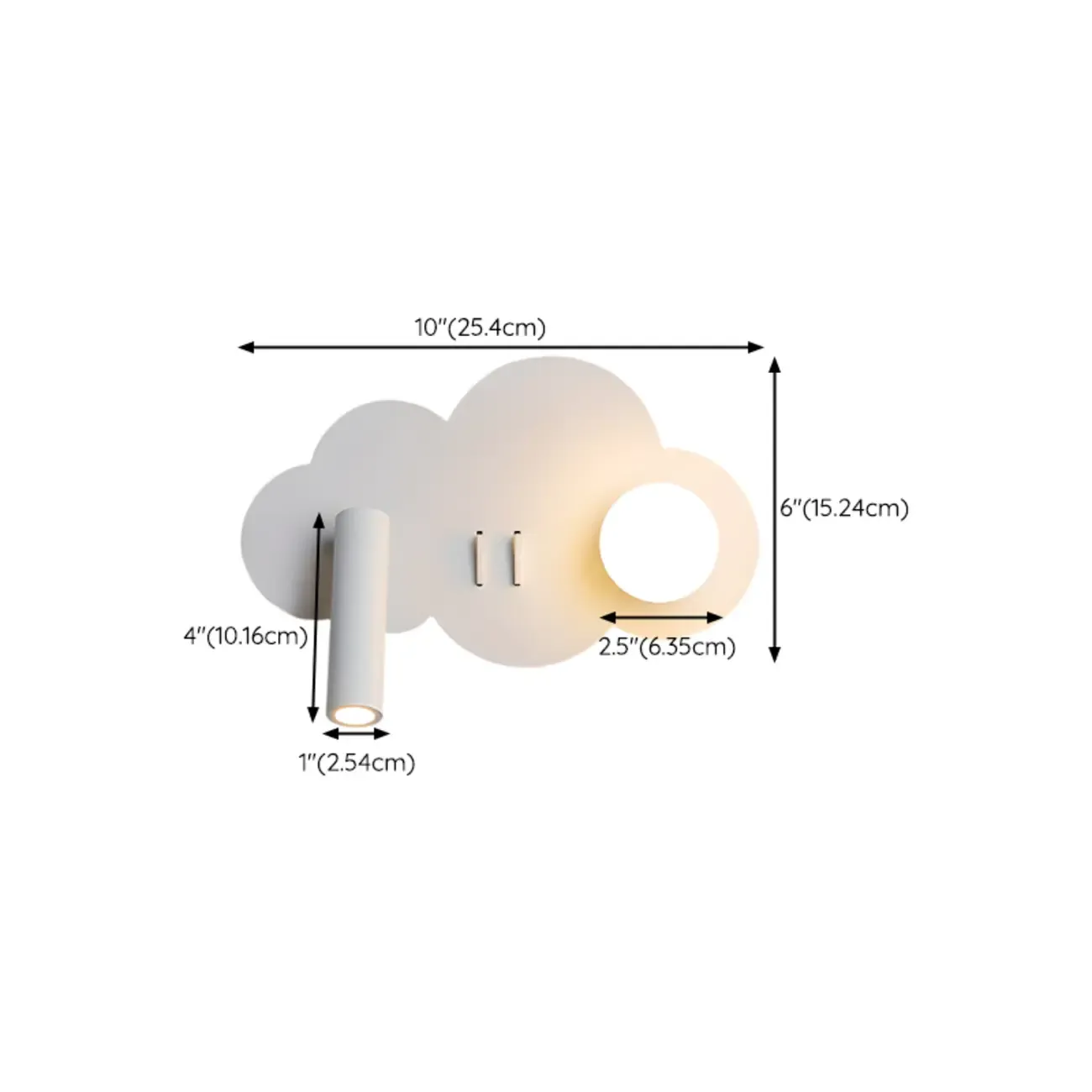 Sleek Adjustable Metal LED Wall Sconce with Acrylic Shade