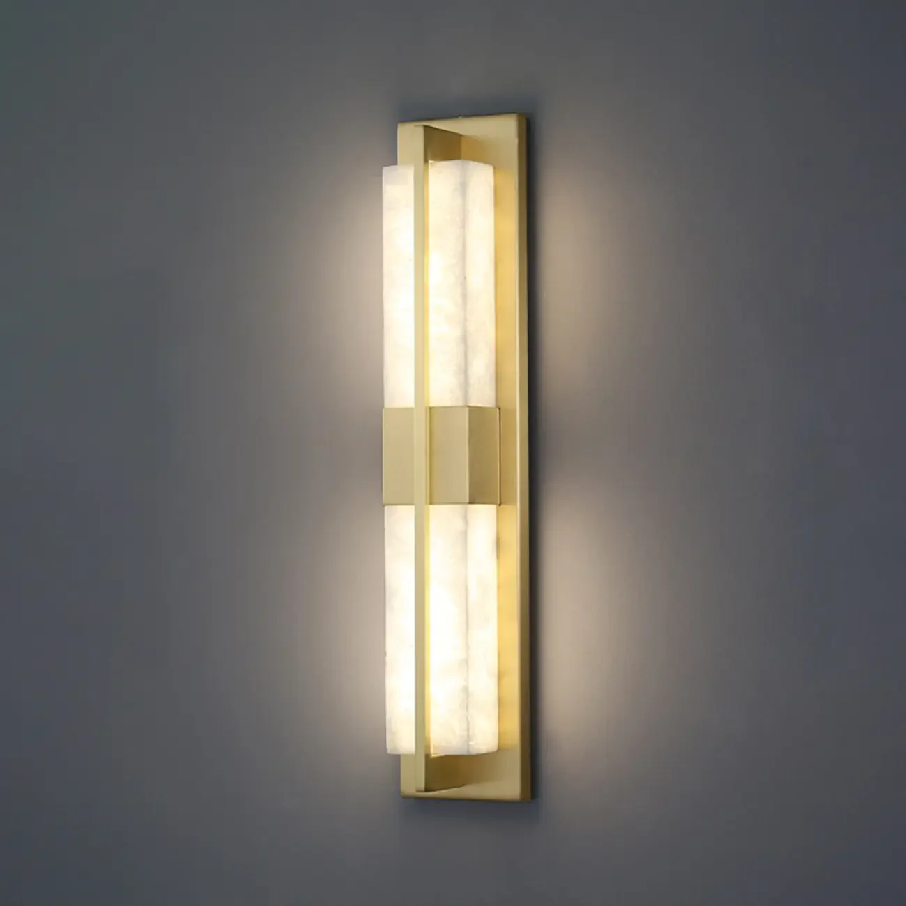 Modern Art Alloy Rectangular Wall light
