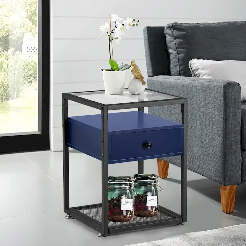 Bedroom Sets, 15 Style Options, 3-pieces Bedroom Set with Height Adjustable Upholstered Bed and Nightstands Set of 2-VECELO