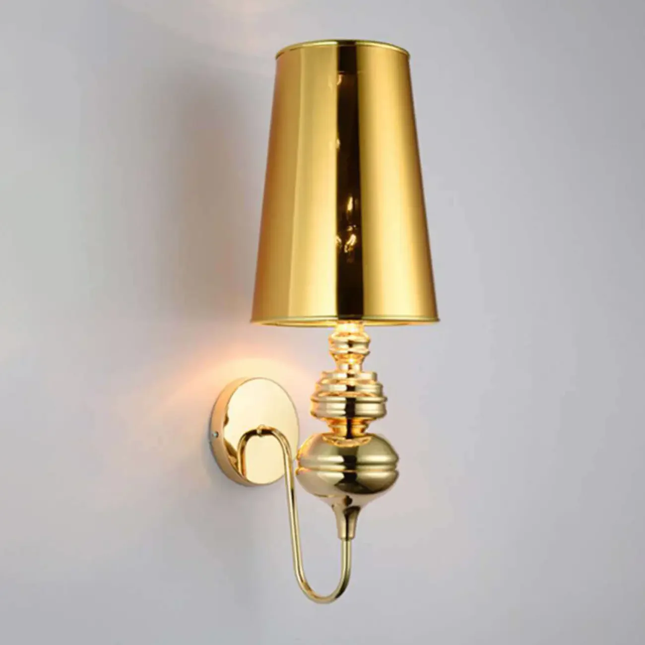 Modern Metal Cylinder Shade Wall Sconce