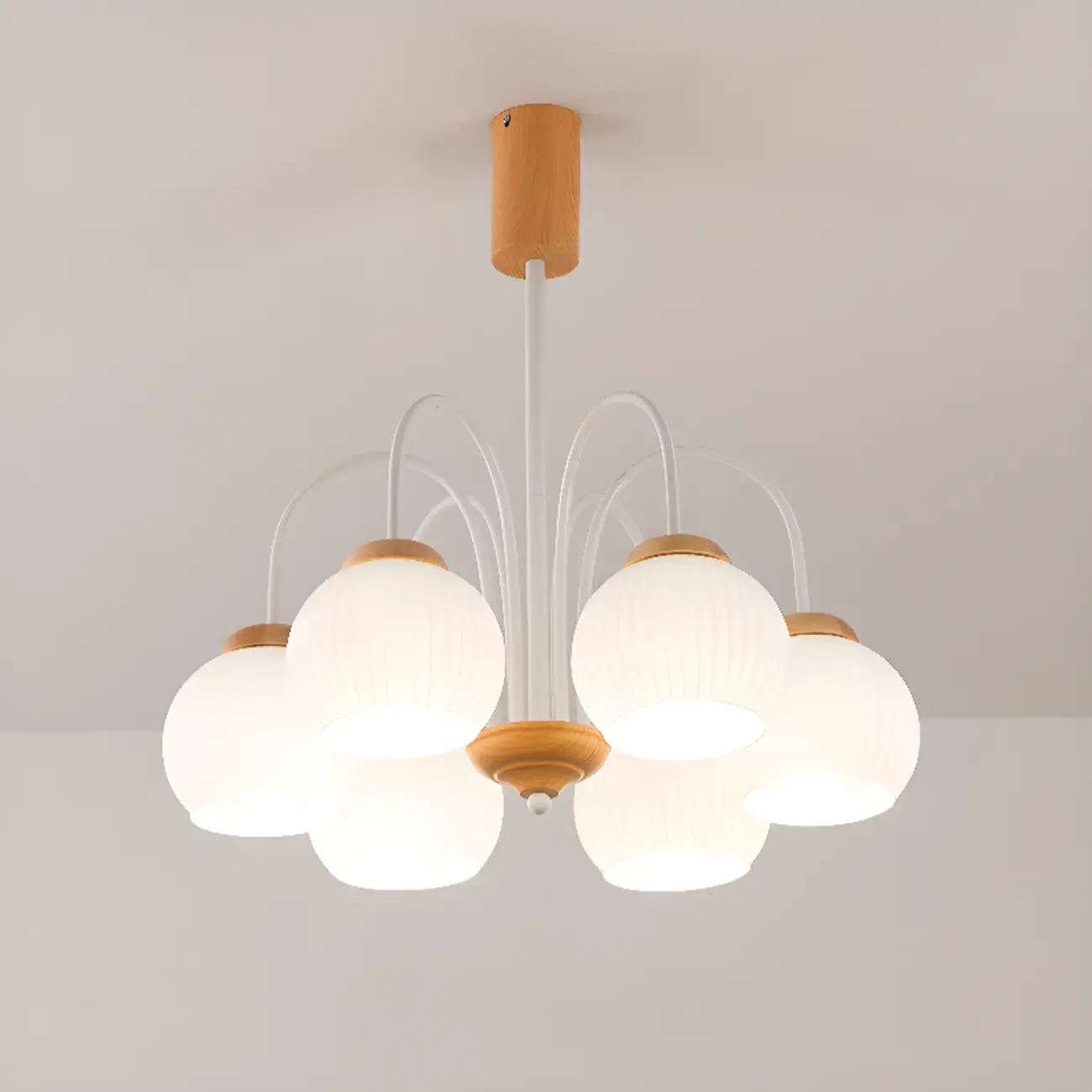 Modern Elegant Globe Pendant Chandelier with Flexible Length