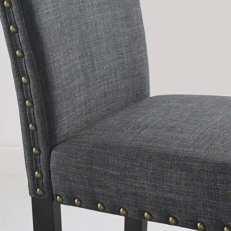 Roundhill Furniture Amisos 6-Piece Dining Set, Hairpin Dining Table with 4 Chairs and Upholstery Bench