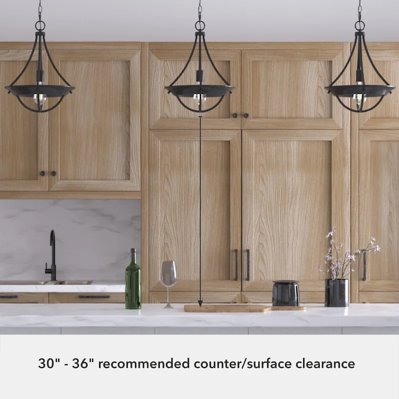 Hunter Perch Point Pendant - Island, Dining, Entry - Rustic, Mountain, Modern