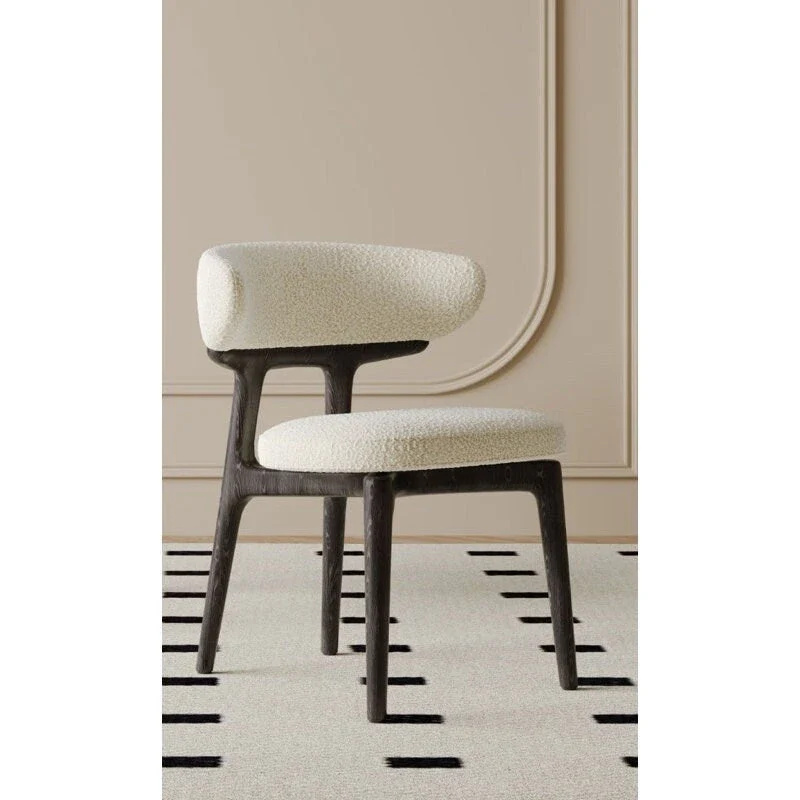 Clotilde Teddy Fabric Chair