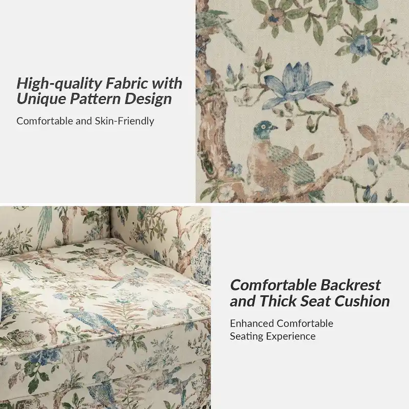 Yahweh Farmhouse Nailhead Armchair with Rolled Arms by HULALA HOME