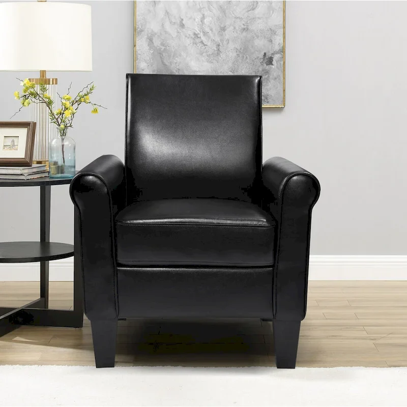 Modern PU Leather Accent Chair, Set of 1