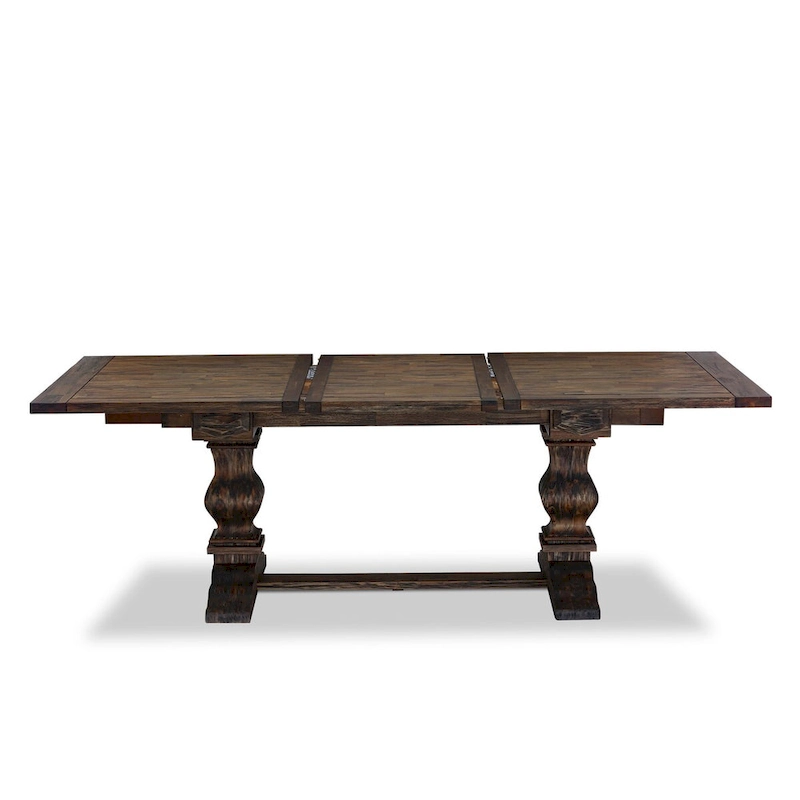 East West Furniture Dining Table Set Consists of a Rectangle Wooden Table and Parson Chairs, Jacobean (Pieces Options)