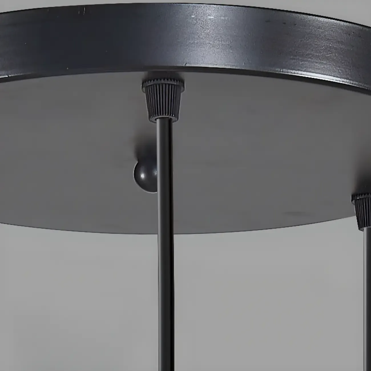 Modern Ferruginous 3-Light Metal Geometric Kitchen Pendant