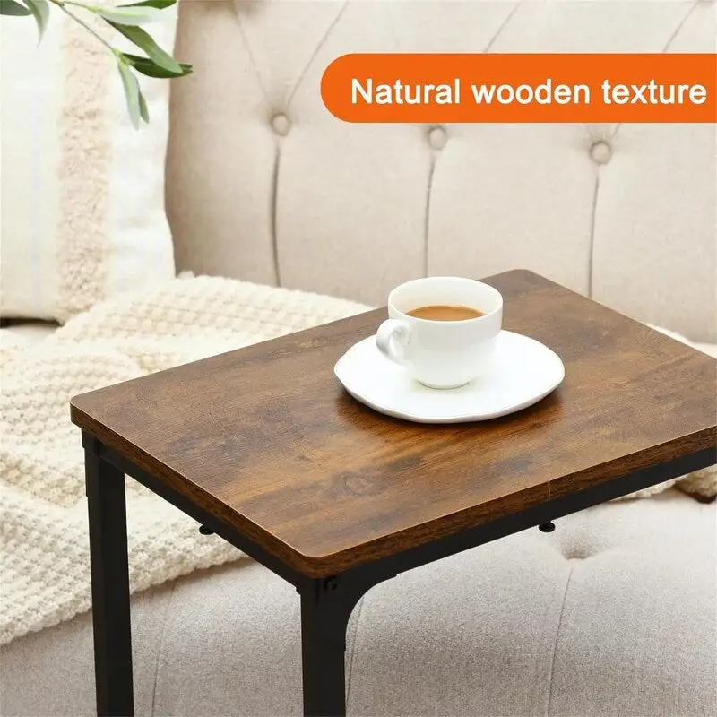 C-Shaped End Table - 11.8D x 15.7W x 24.4H
