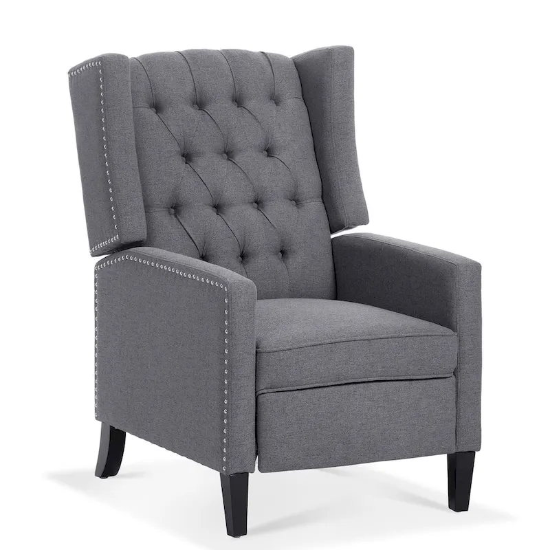 Wide Manual Wing Chair Recliner - 34.45 x 27.16 x 40.55