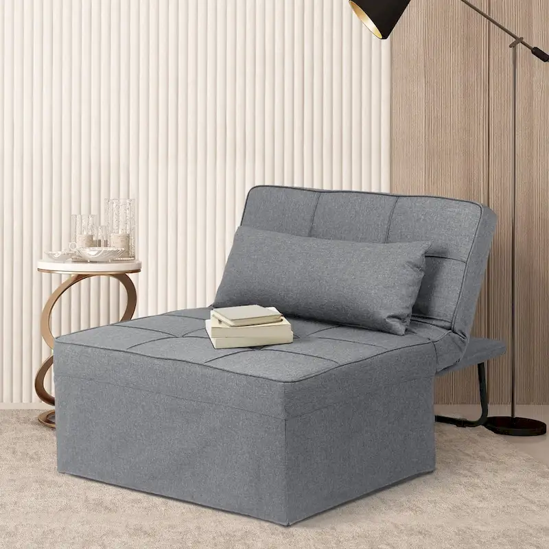 4-1 Adjustable Sleeper Sofa Chair with Ottoman, Sofa Bed ,Couch Bed