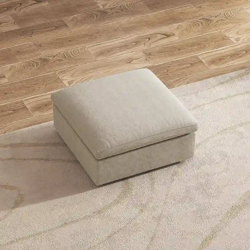 Widen Down Filled 5-Piece Sectional and Ottoman