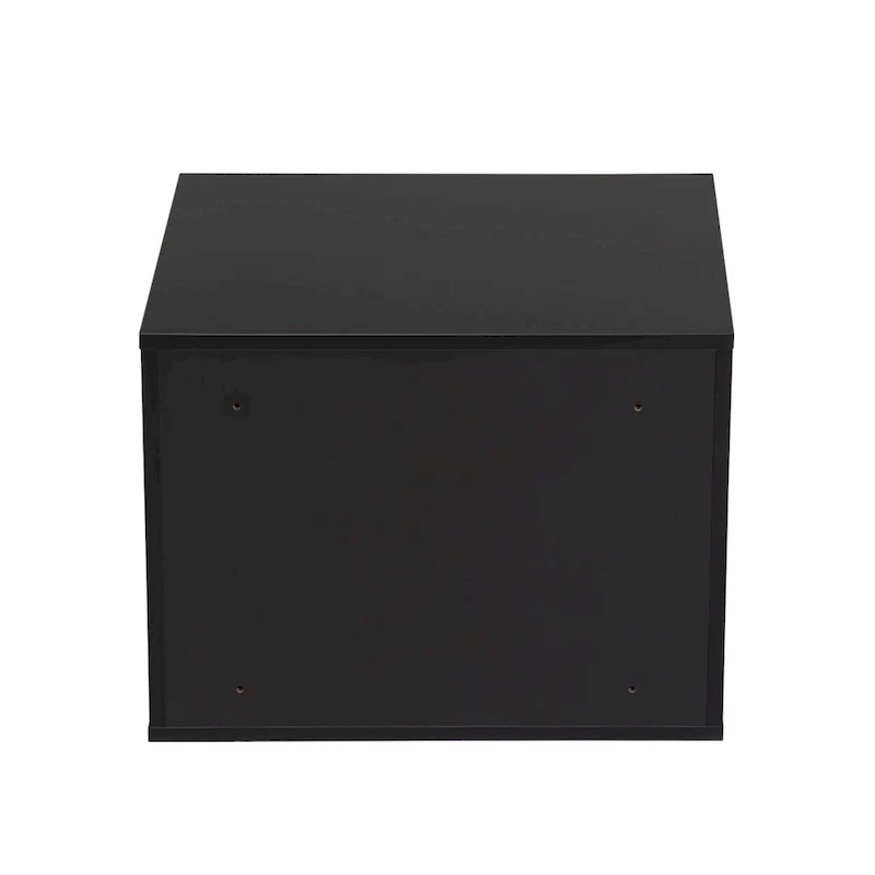 Set of 2 Wall-mounted Wooden Nightstand