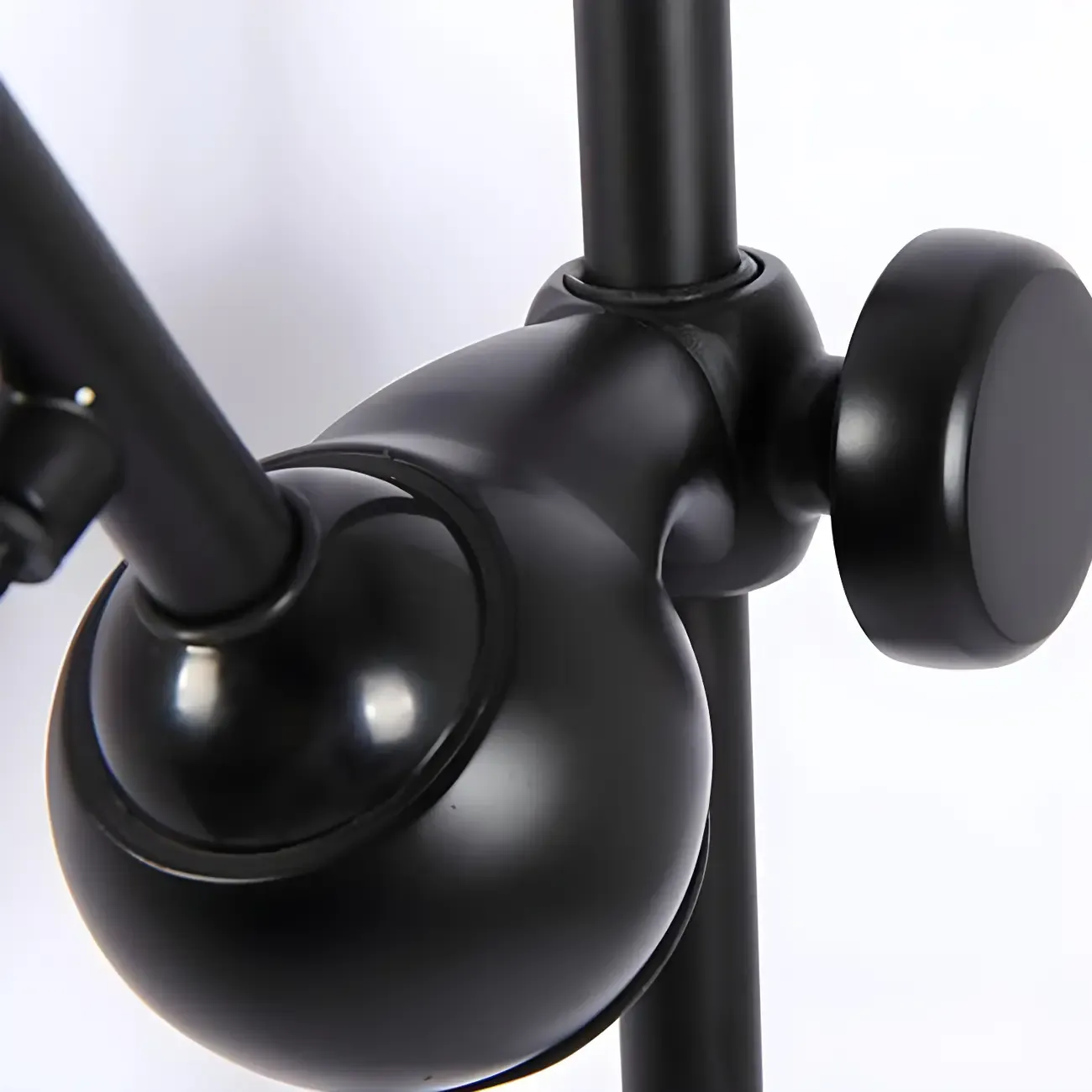 Modern Metal Black Adjustable Swing Arm Wall Light