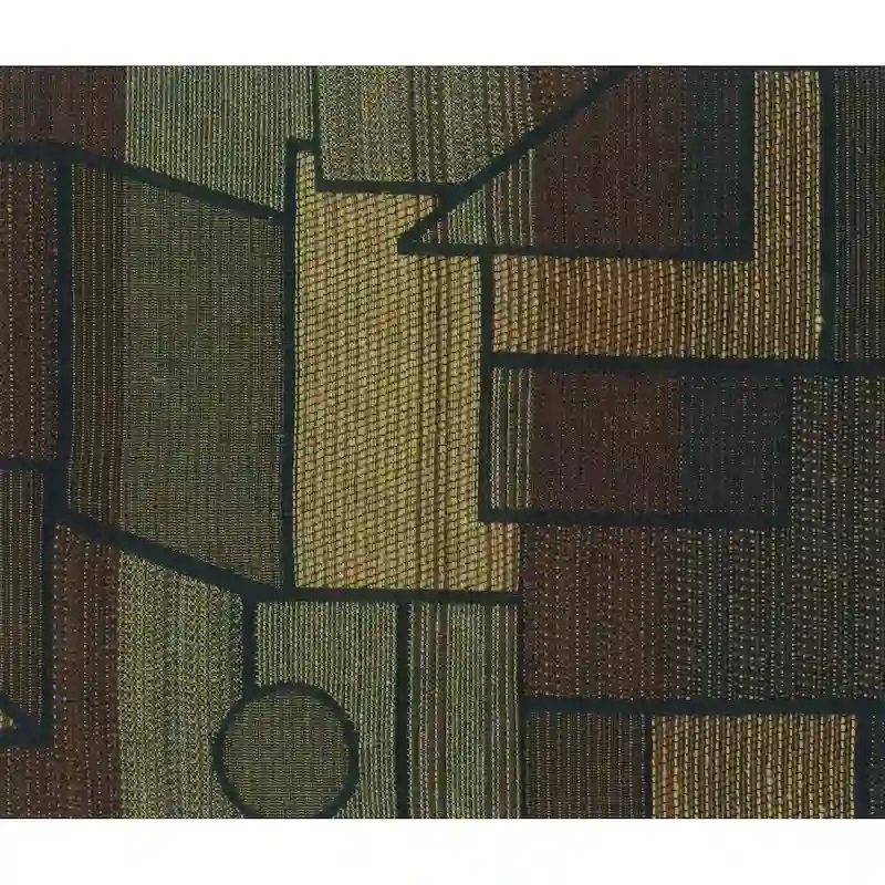 Bali Rattan Swivel Rocker with Tapestry Cushion