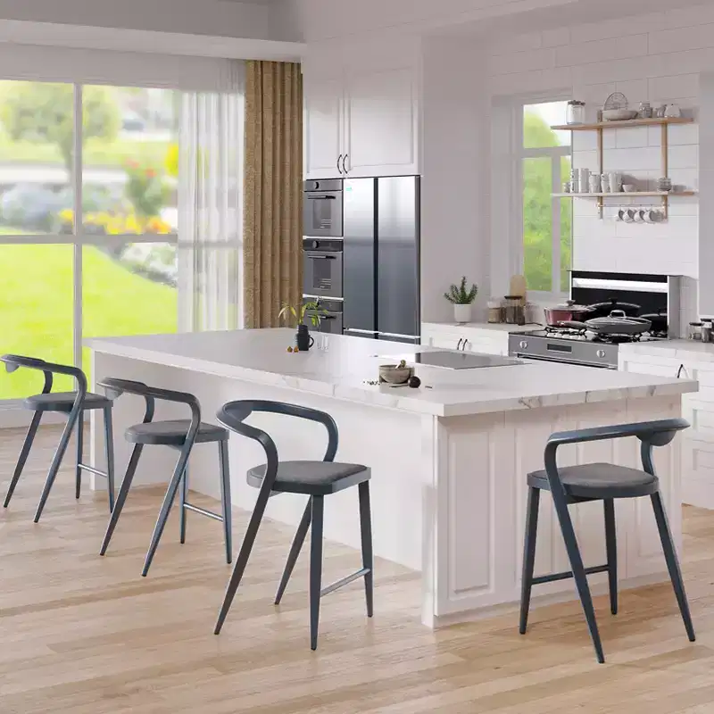 Bar Stools Set of 2, Swivel Counter Height Barstools with Back, Adjustable Modern Bar Chairs, Tall Armless Kitchen Island Stool