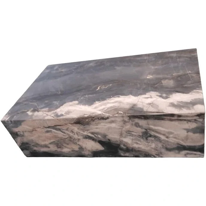 BETACH Genuine Marble Block Coffee Table - Phantom Black Marble