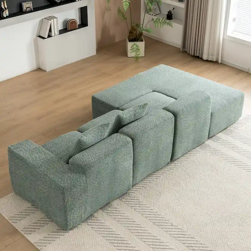Sectional Sofa Full-compressed Sofa Couch Free-combined Sofa