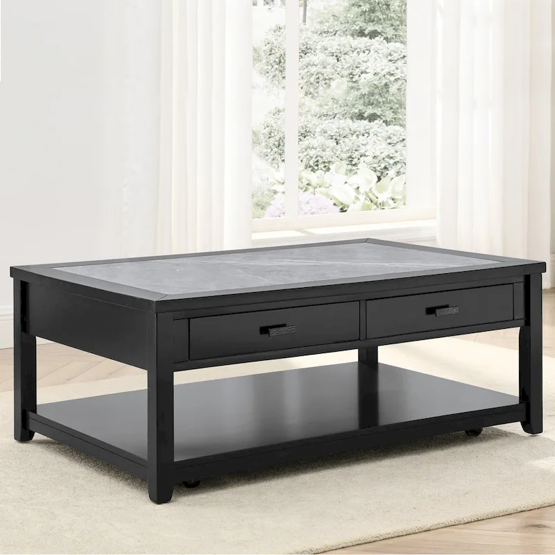 Steve Silver Gladstone Coffee Table with Casters