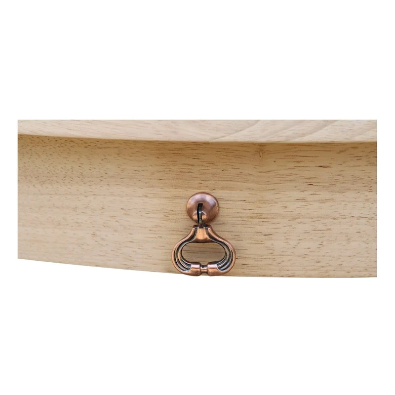 Half-moon Unfinished Modern Console Table