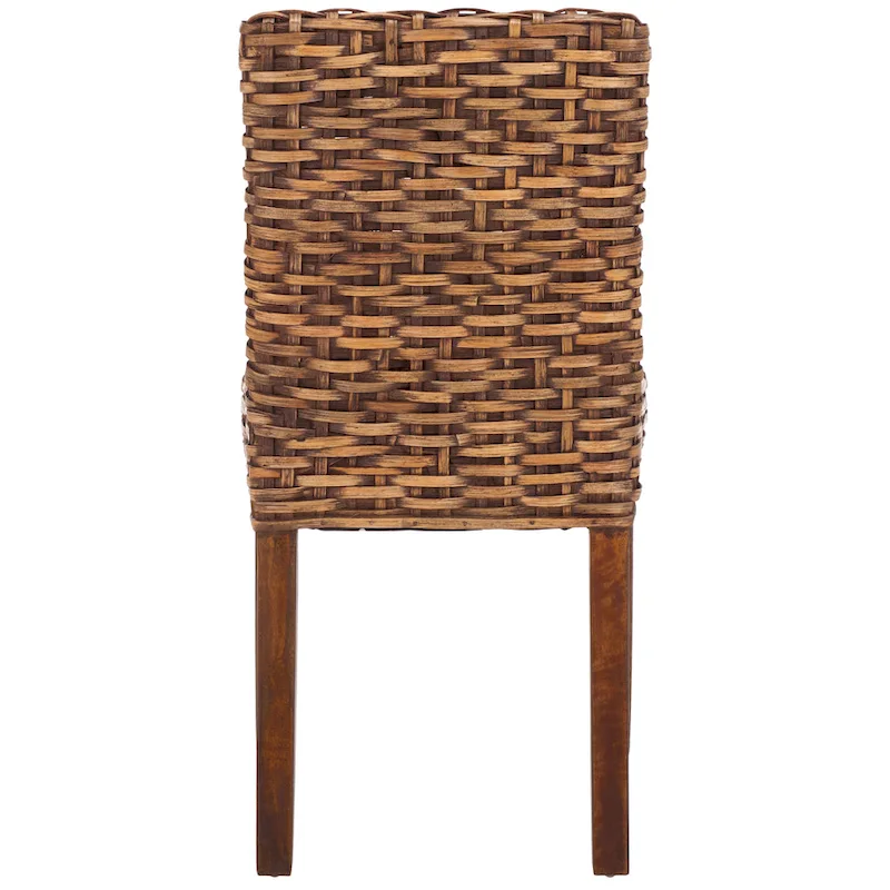 SAFAVIEH Luana Dining Unfinished Natural Wicker Dining Chair (Set of 2) - 19 x 22.5 x 34.5 - 19W x 23D x 35H