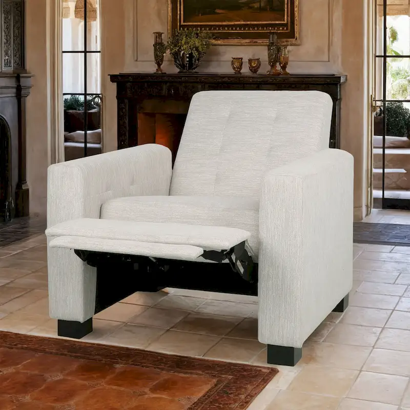 Upholstered Push-Back Recliner