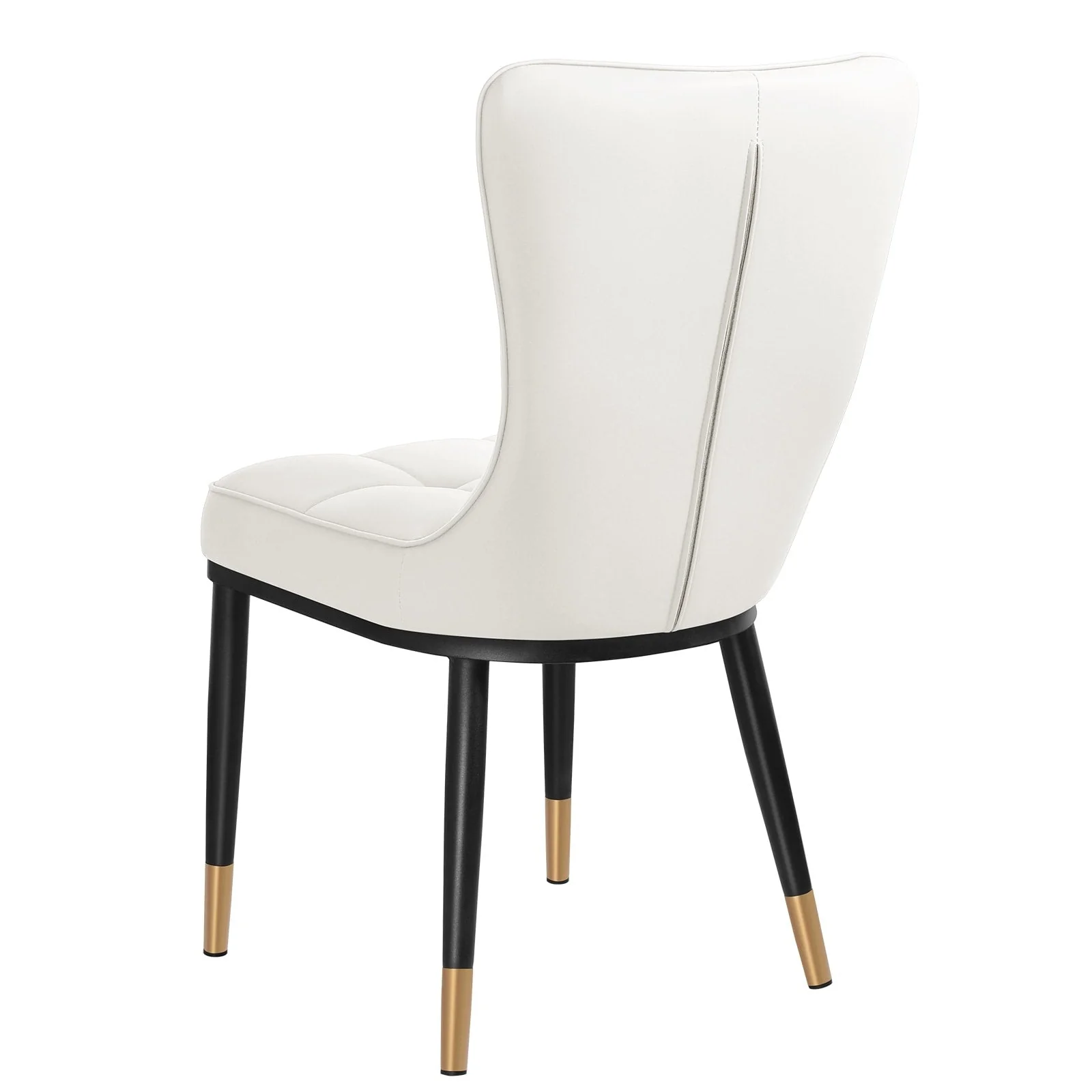 Faux Leather Upholstered Dining Chairs Set of 2/4