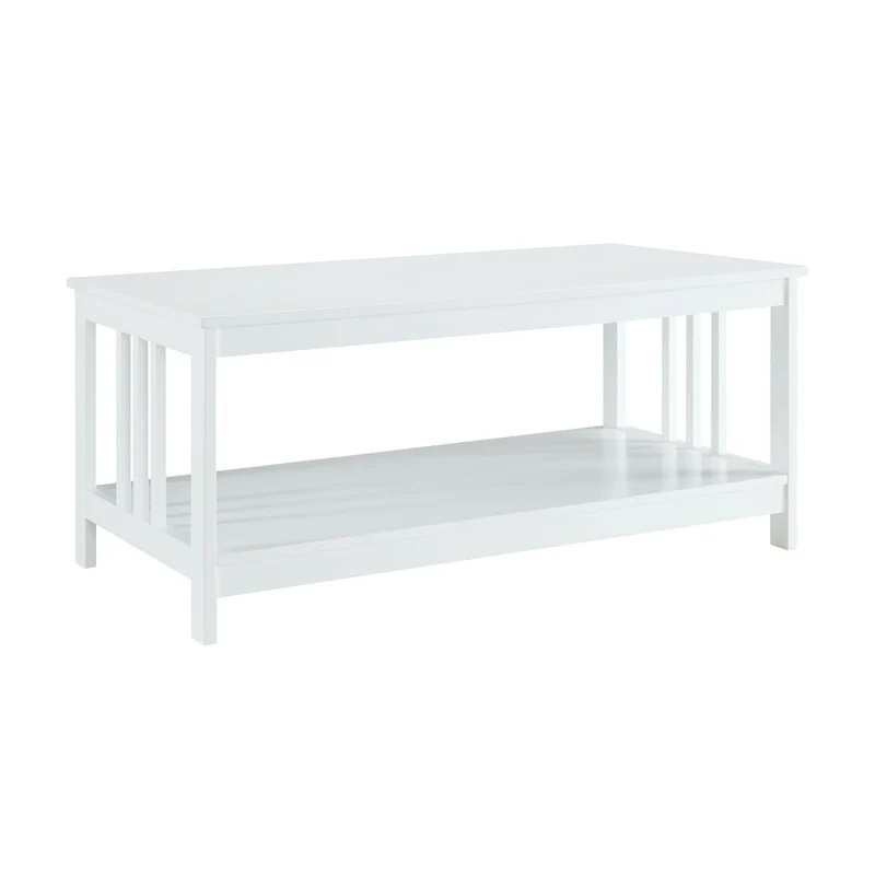 Convenience Concepts Mission Coffee Table with Shelf