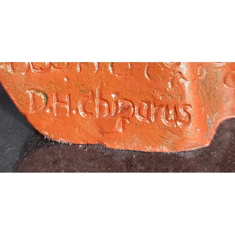 Signed D.H.Chiparus Bronze Statue, Art Deco Dancer Sculpture Hand Made Figurine