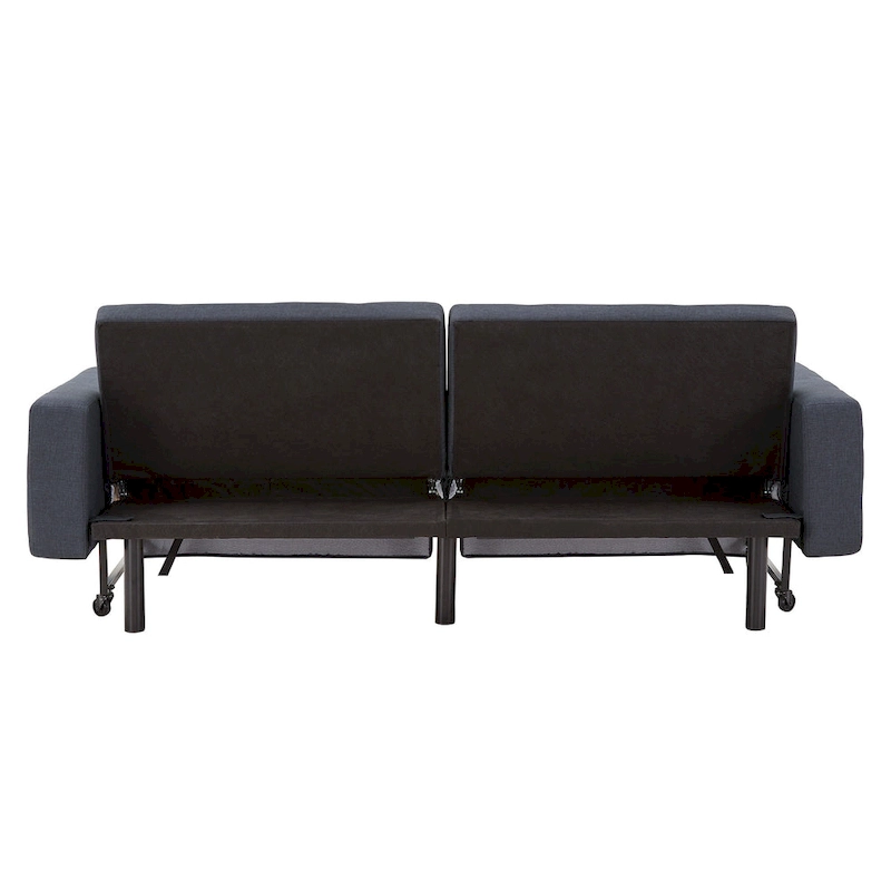 Palatka Full 80 Wide Tufted Fabric Convertible Futon by iNSPIRE Q Classic