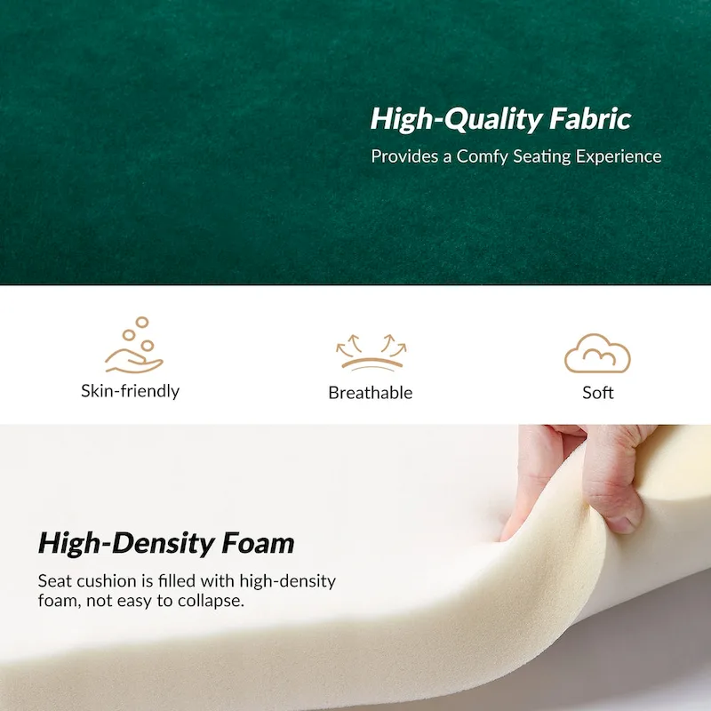 Justo 48 Wide Bench with Metal Base