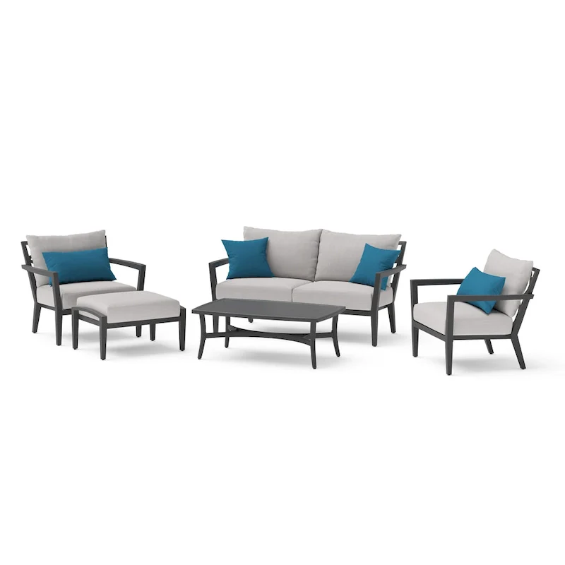 Venetia 5 Piece Outdoor Patio Seating Set