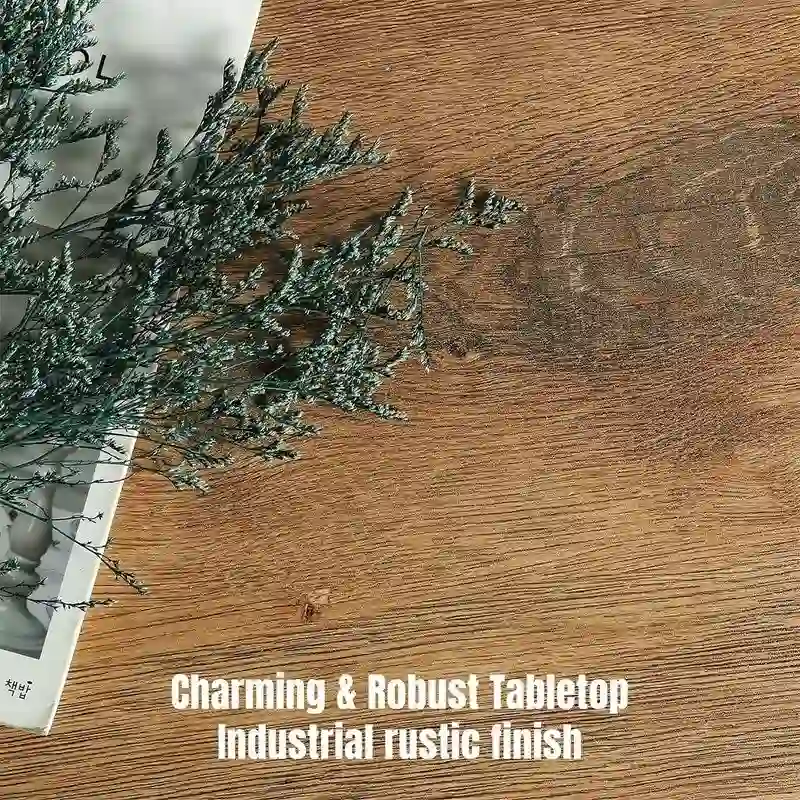 Mid Century Modern Style Cocktail Table TV Stand with Drawer - 41.3D x 21.7W x 17.7H