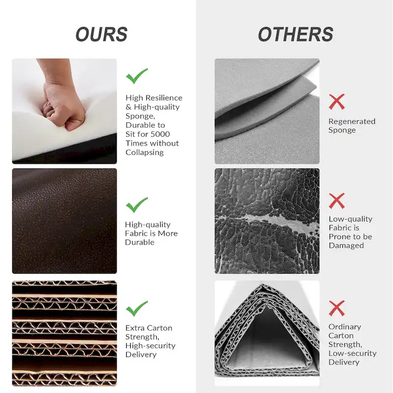 Felipe Modern Genuine Leather Swivel Chair With Tufted Back By HULALA HOME